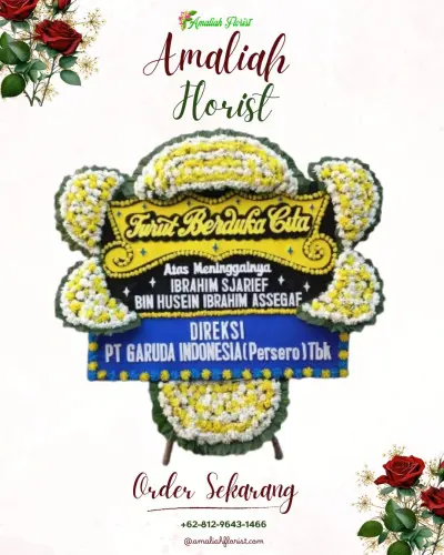 Papan Bunga Duka di Tasikmalaya